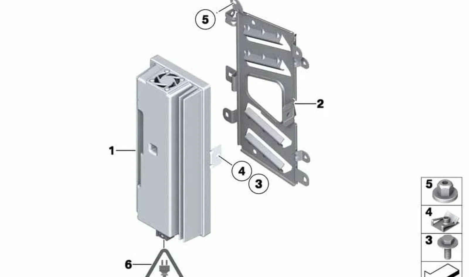 BMW E70 E71 E89 Top HiFi Sistemi Amplifikatörü 65126835039