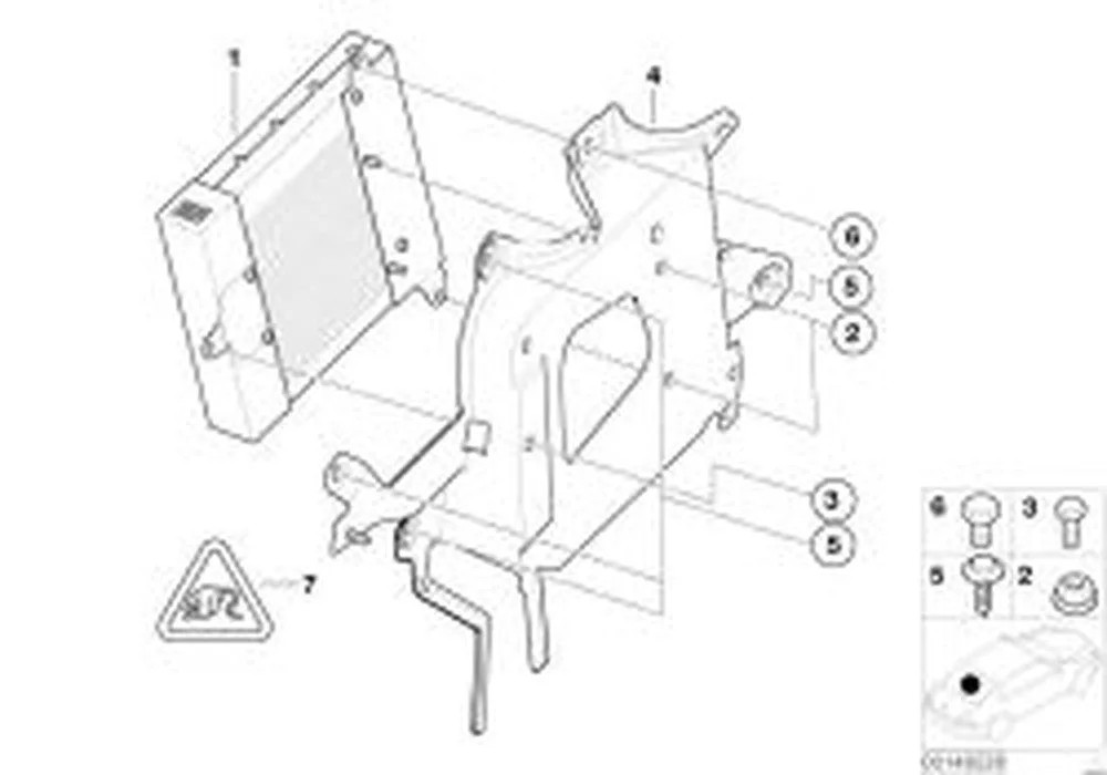 BMW 3 Serisi E46 HiFi Ses Sistemi Amplifikatörü 65128380068