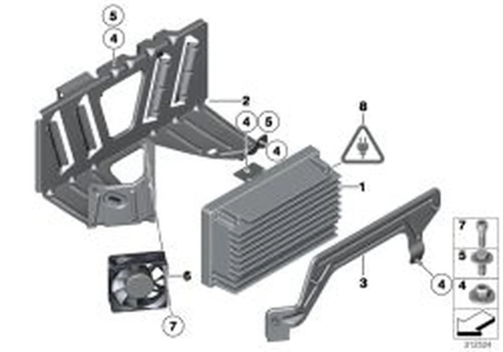 BMW F10 F30 HiFi Ses Amplifikatörü 65129312592