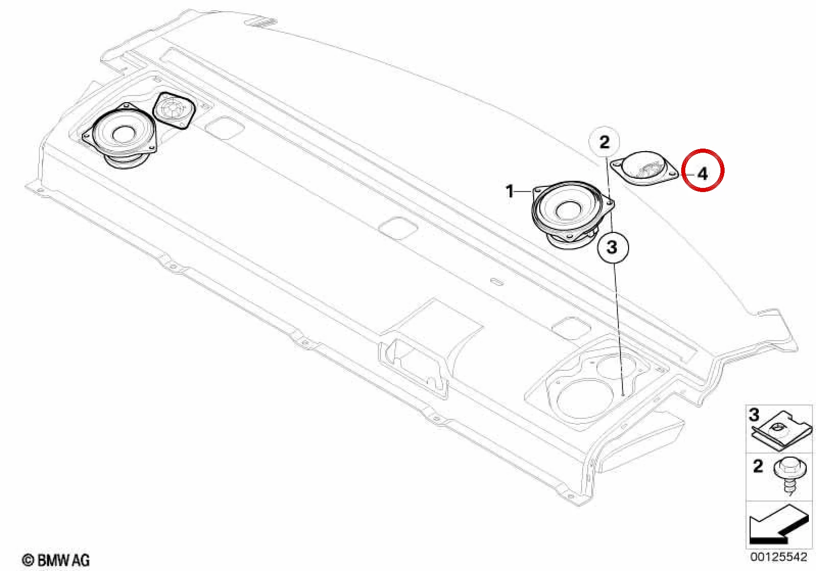 BMW E60 E61 E90 E91… Individual Ses Sistemi Tiz Hoparlör 65137838902