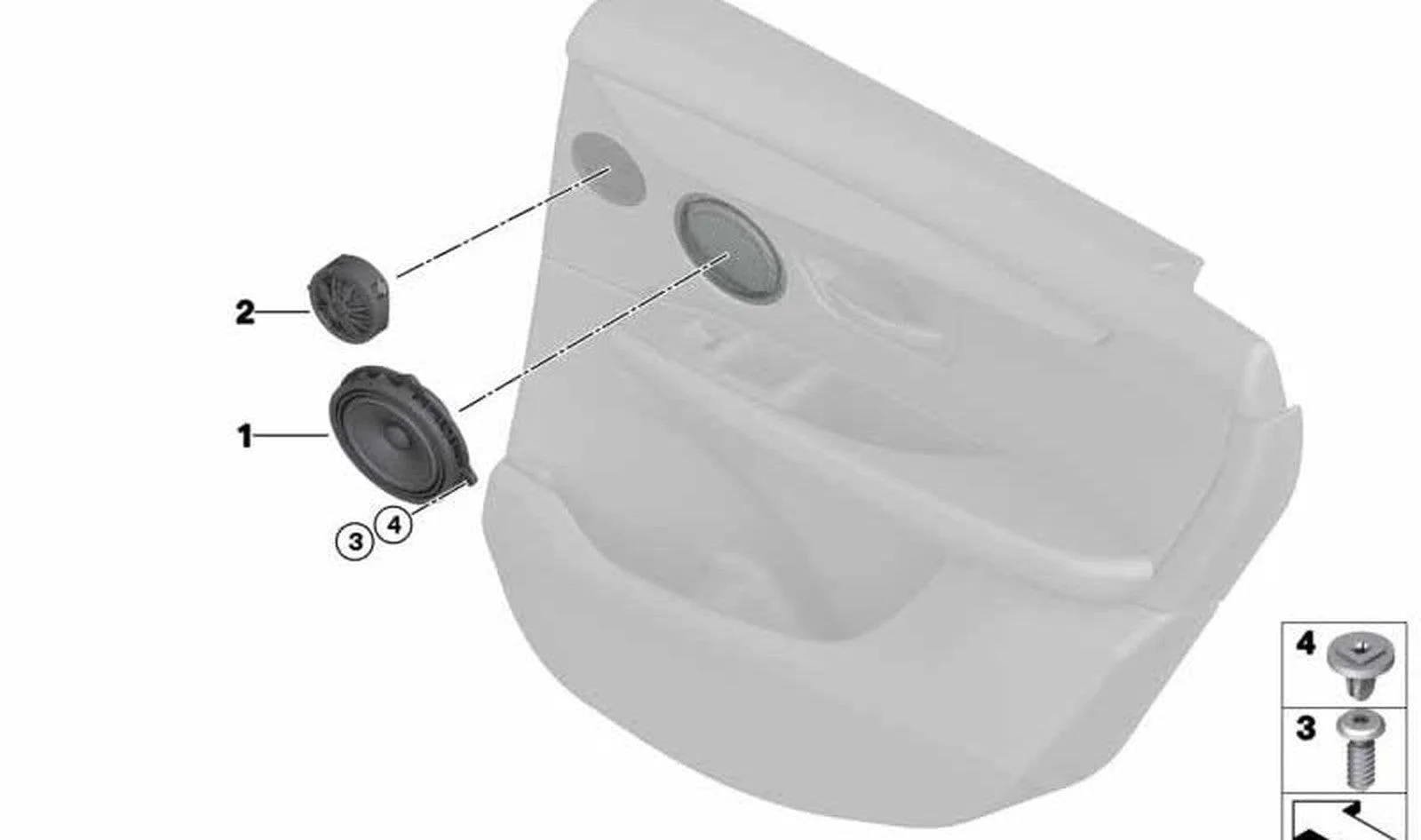 BMW F39 F45 F46 F48… Orta Frekans Hoparlörü 65138715686