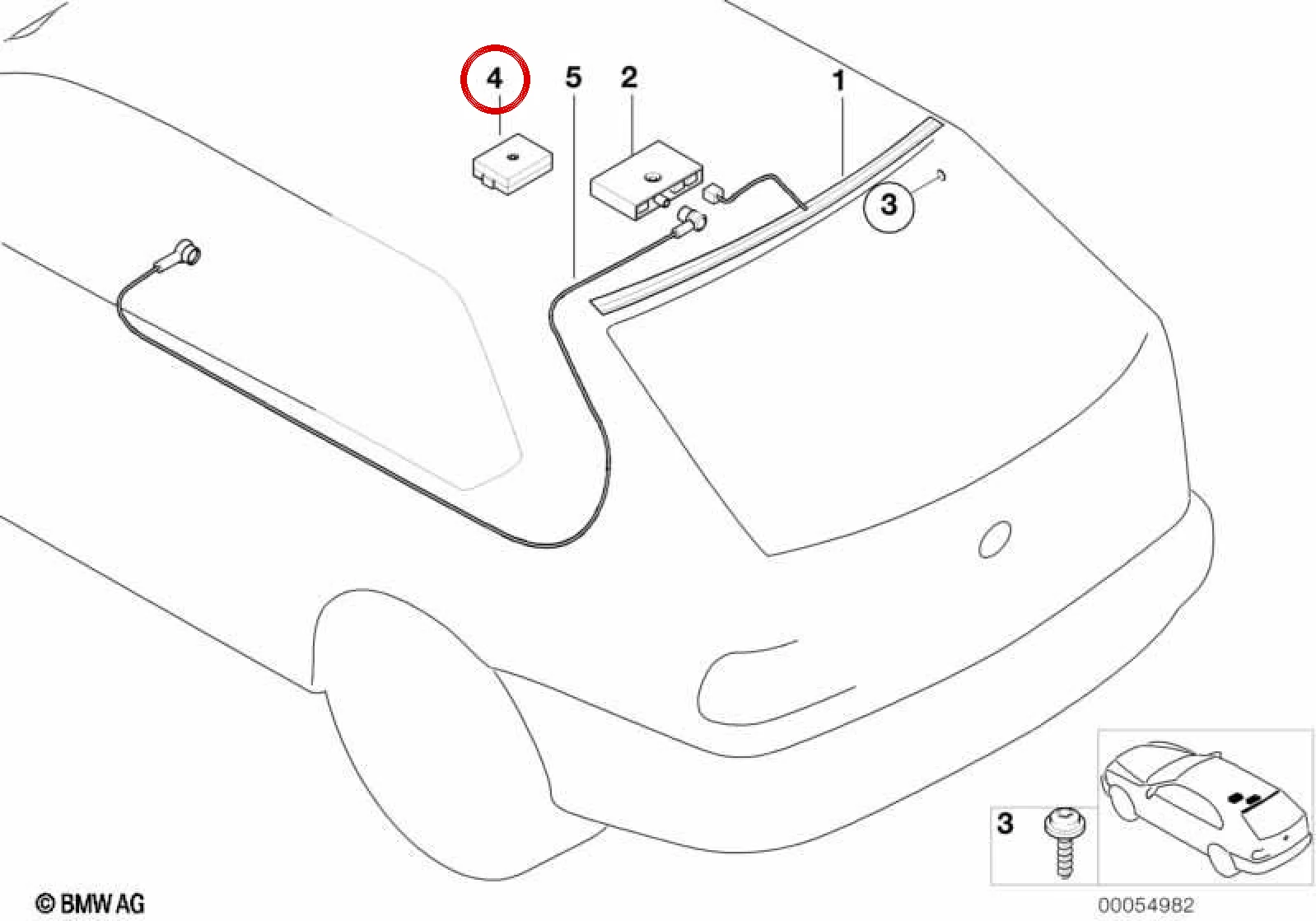 BMW E46 E60 E61 Anten Parazit Önleyici Filtre 65206949922