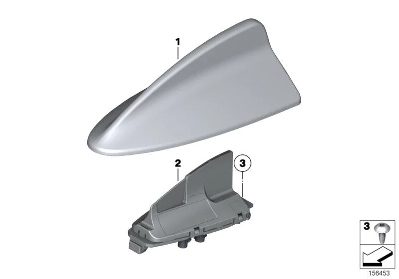 BMW F15 F16 F20 F30… Tavan Anteni 65208795962