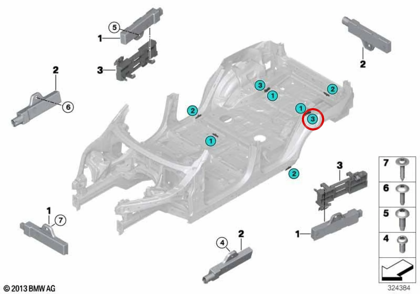 BMW F15 F16 F46 F55… Konfor Erişim Anteni Tutucusu 65209265295