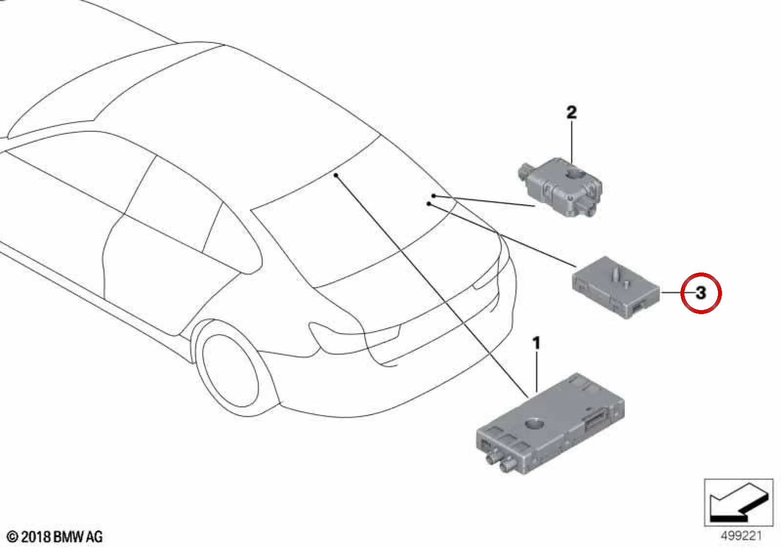BMW G42 U11 Anten Parazit Önleyici Filtre 65209856130