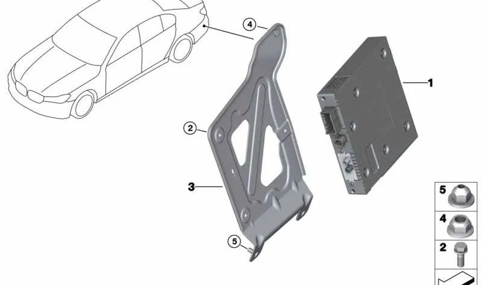 BMW F01 F07 F10 F12… Televizyon Modülü 65509366606