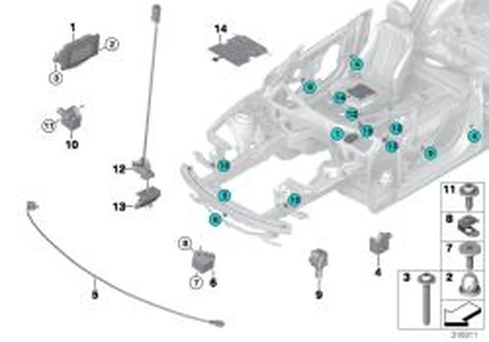 BMW F22 F23 F30 F34 Airbag Kontrol Ünitesi 65779461920