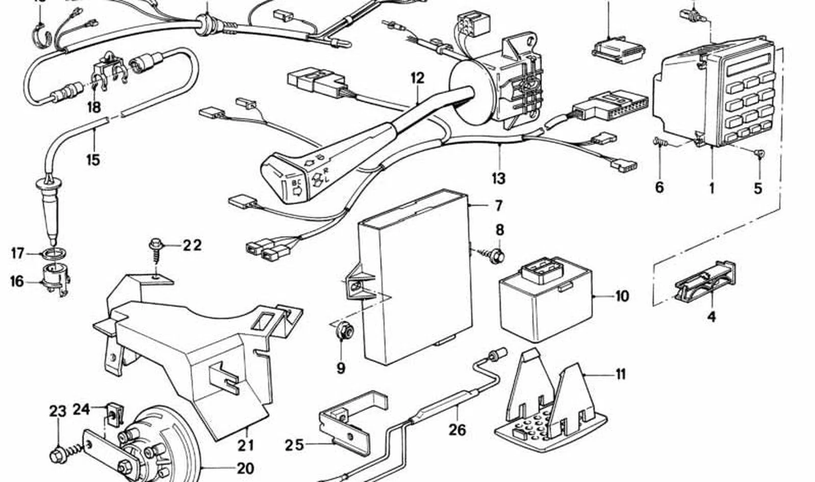 BMW 3 Serisi E30 Manuel Şanzıman Kodlama Fişi 65811380891