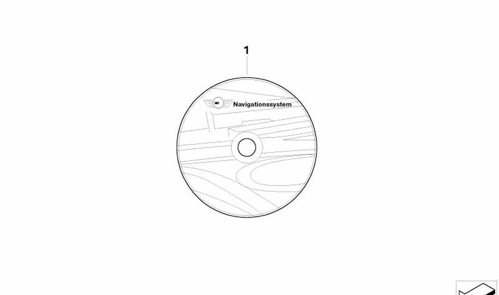 BMW MINI R50 R52 R53 Avrupa Harita Güncelleme DVD'si 65902465027