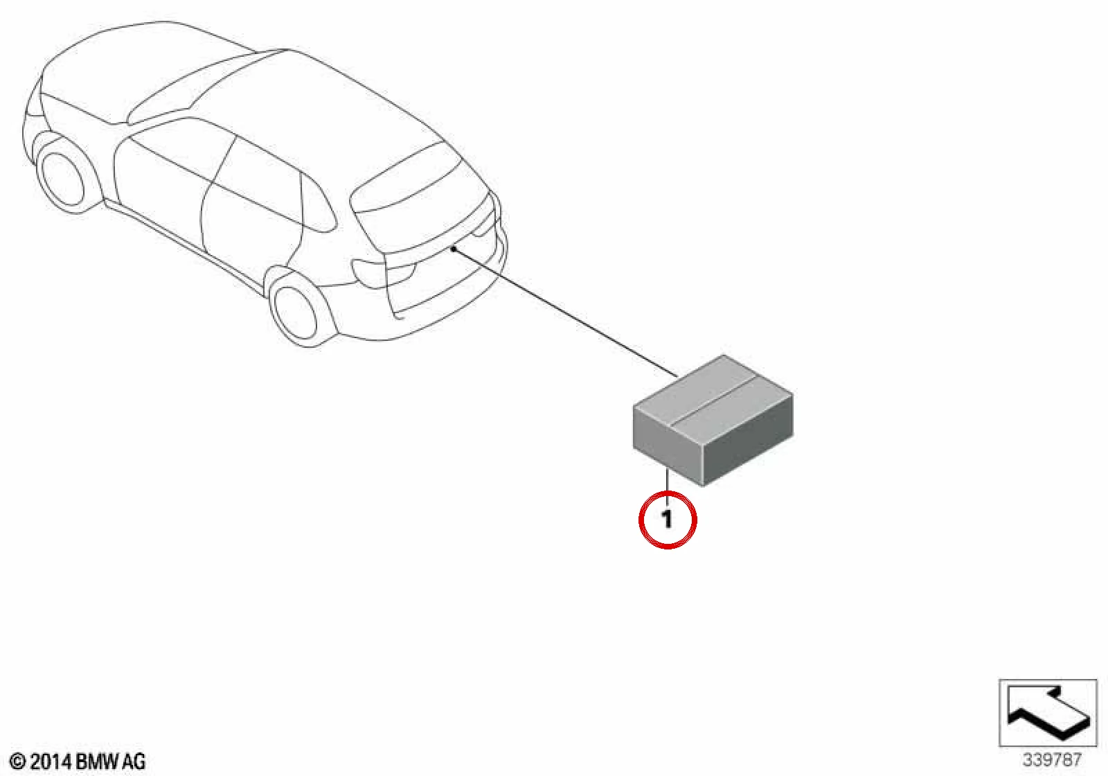 BMW F25 F26 Arka Kamera Sonradan Montaj Seti 66212358777