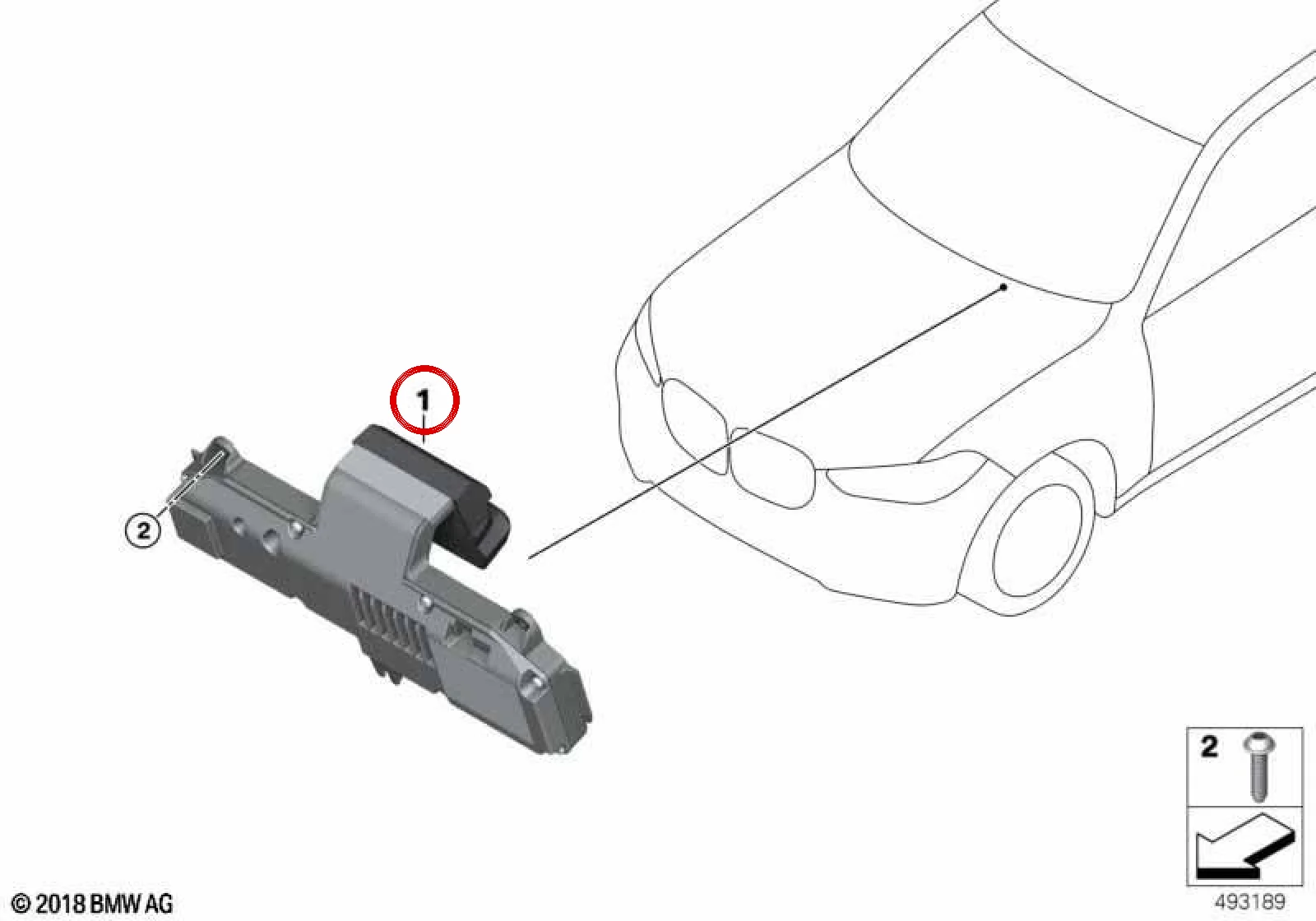 BMW F90 F91 F92 F93… Sürücü Kamera Sistemi 66529826316