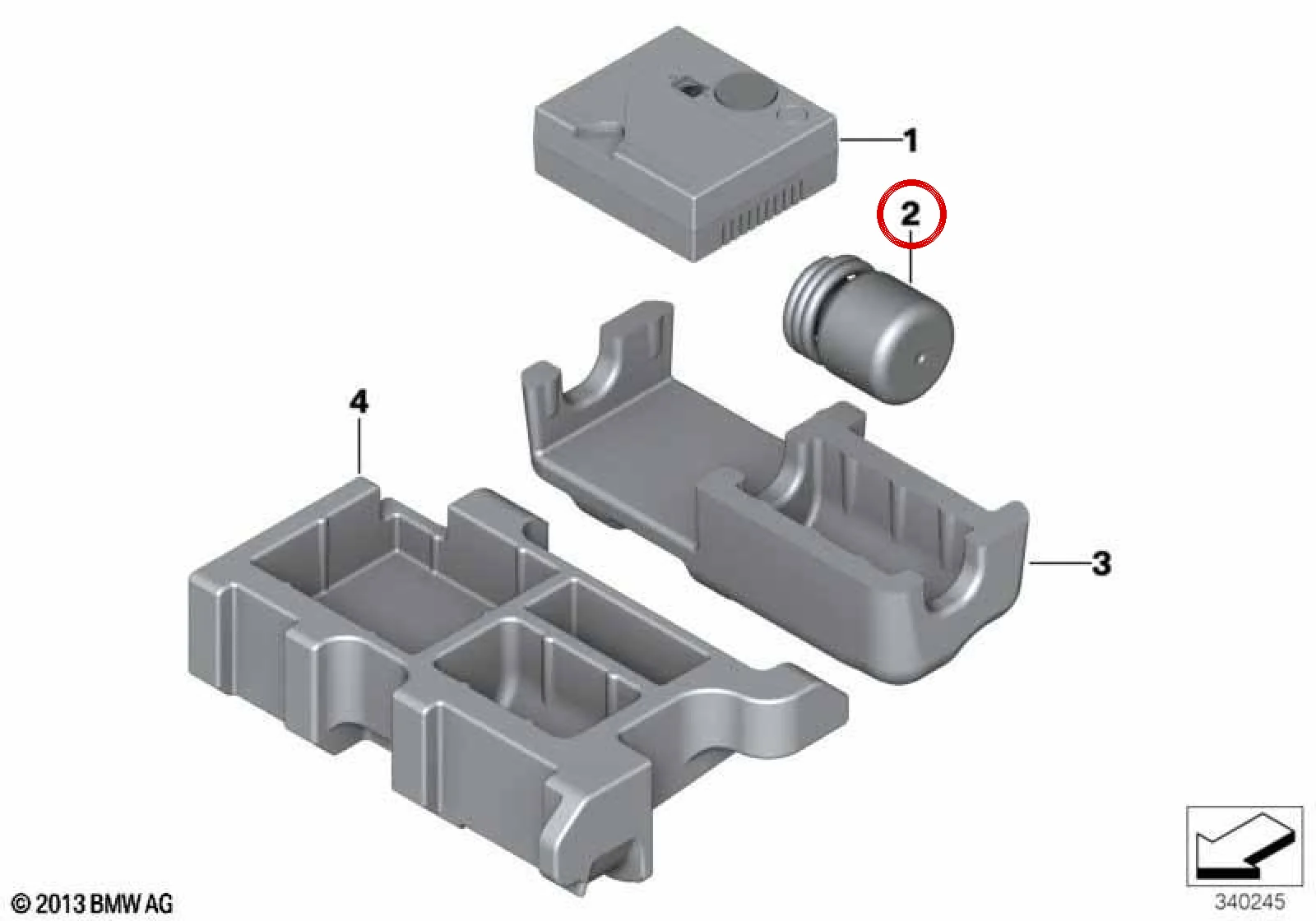 BMW F10 F11 F25 F26 Lastik Şişirme Pompası 71106795461