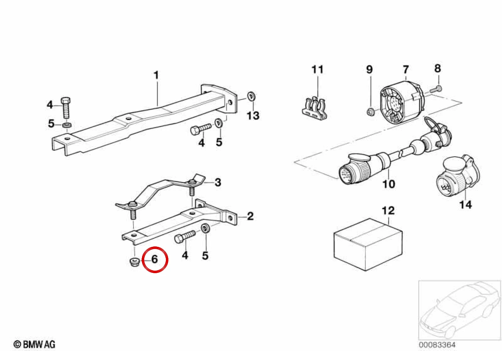 BMW 3 Serisi E36 Flanşlı Bağlantı Somunu 71601090370