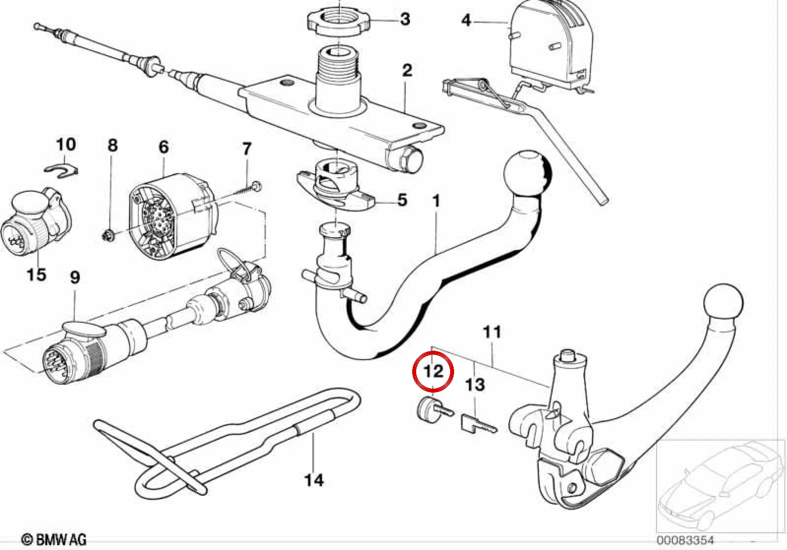 BMW E32 E34 E36 E38… Kesilmemiş Ham Anahtar 71601137622