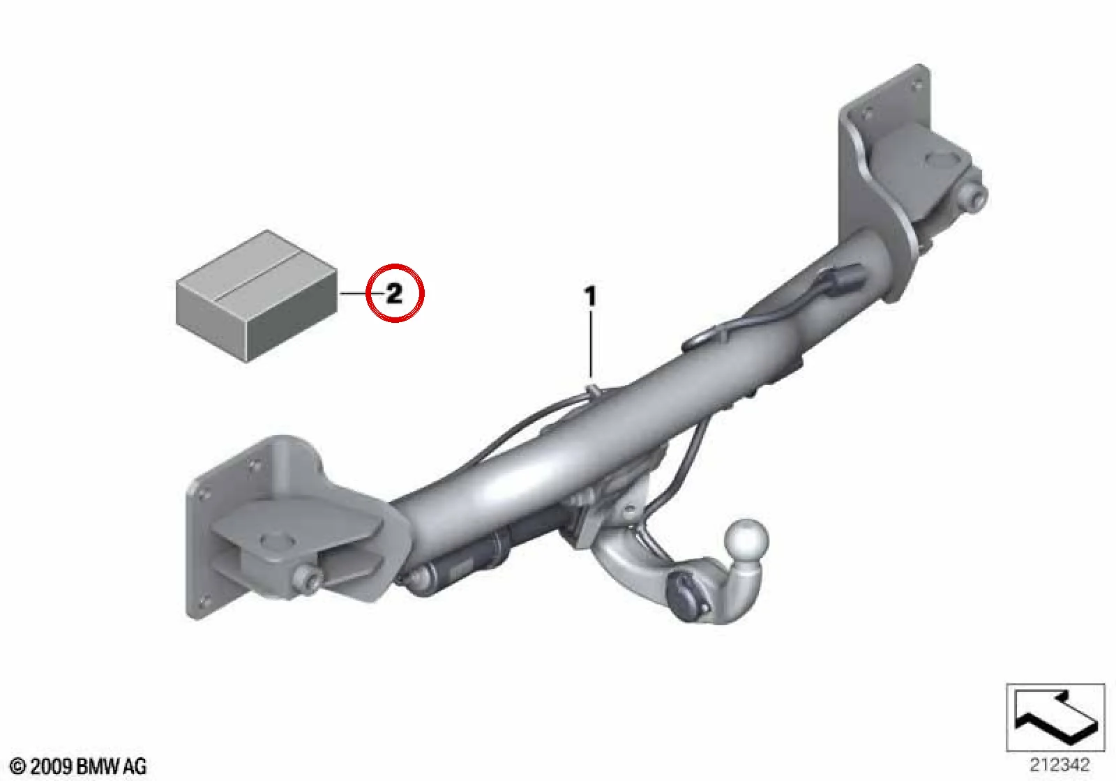 BMW 5 Serisi F10 F11 Döner Çeki Demiri Elektrik Montaj Seti 71602296612