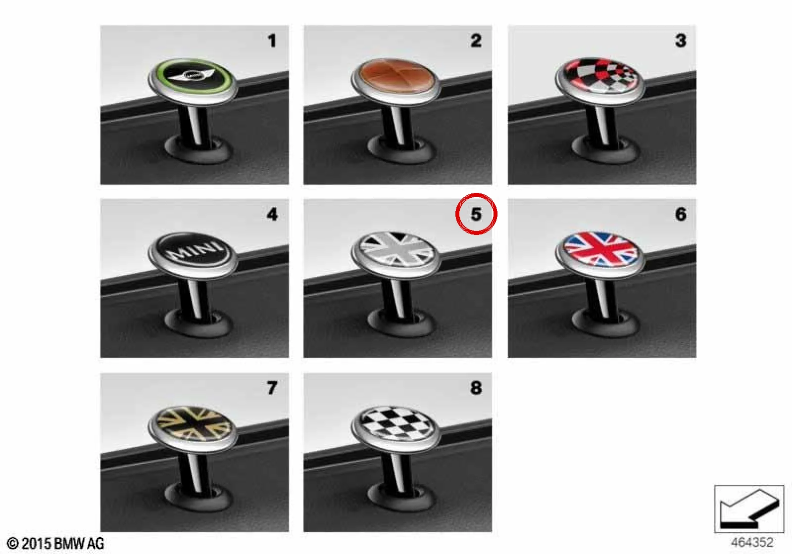 BMW F54 F55 F56 F57… Black Jack Kapı Kilit Pimi 82292406335