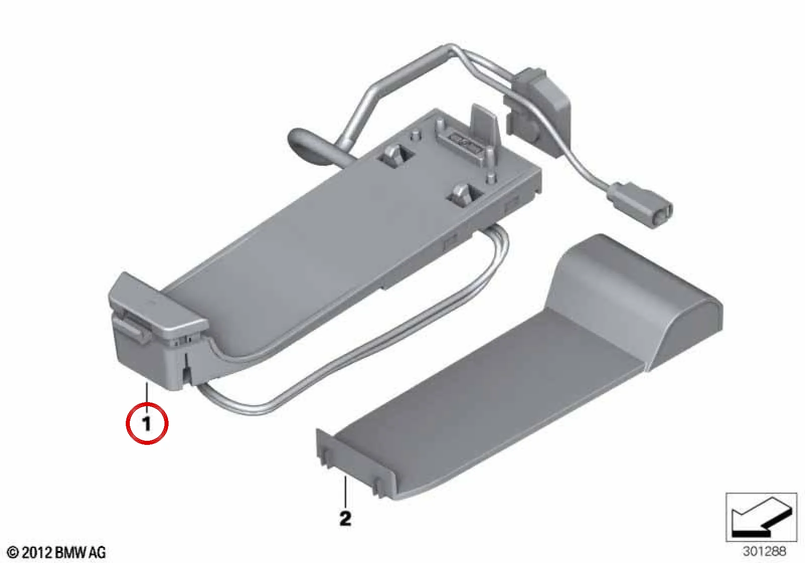 BMW F20 F21 F22 F23… Telefon Sistemi Destek Tabanı 84109292893