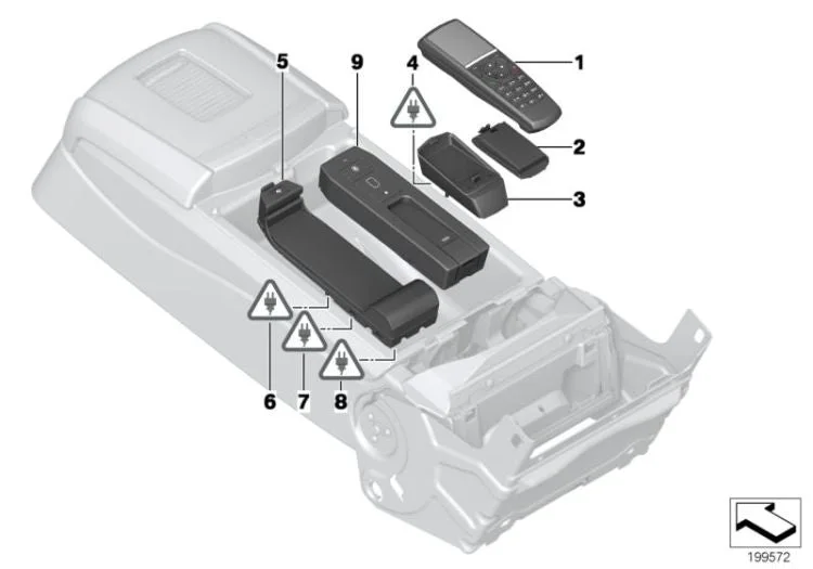 BMW 7 Serisi F01 F02 G11 G12 Telefon Ahizesi 84109343399
