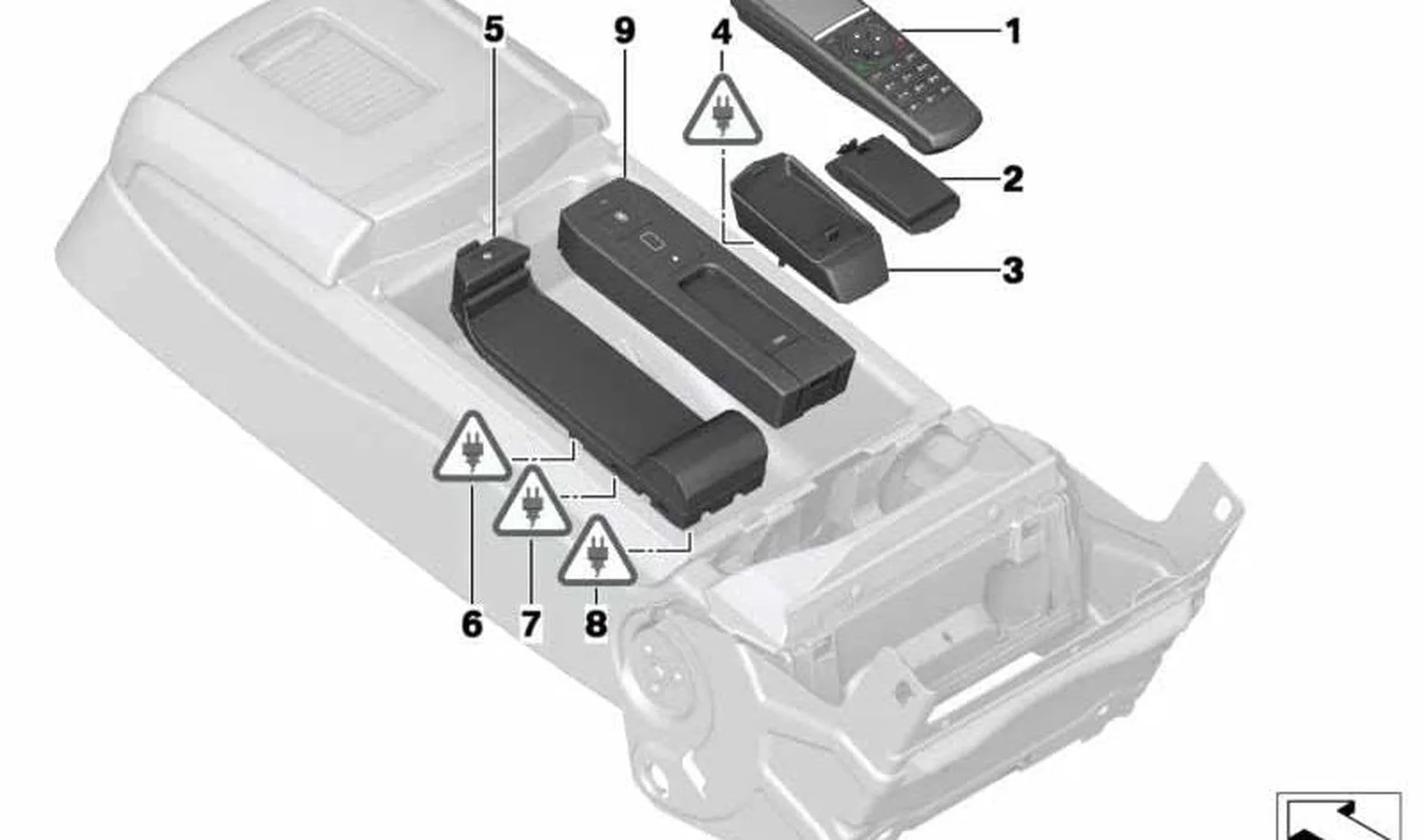 BMW 7 Serisi F01 F02 G11 G12 Telefon Ahizesi 84109343399