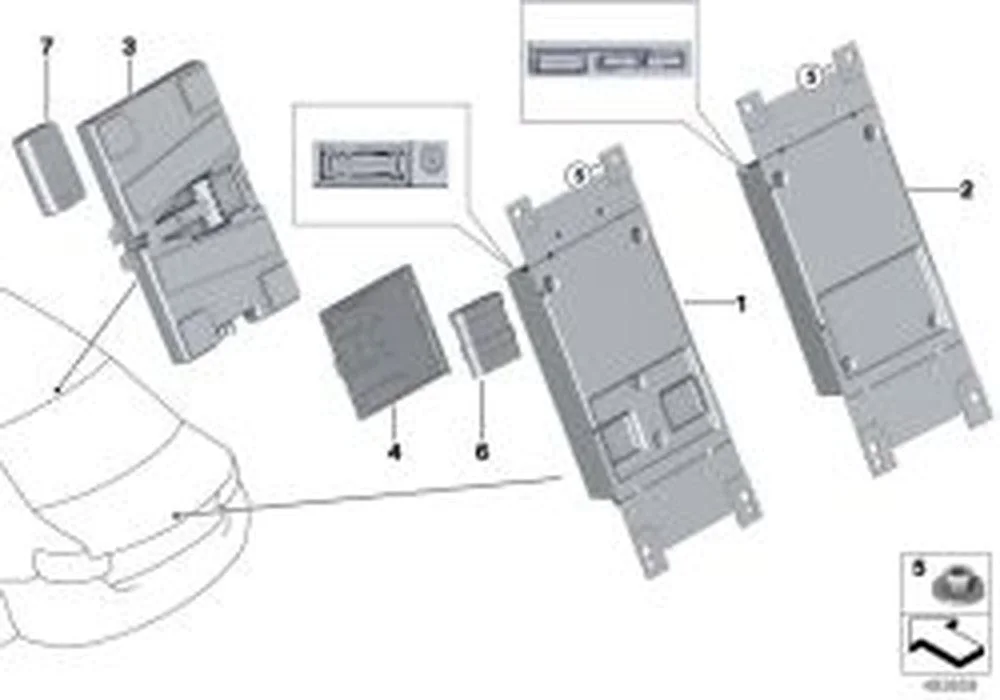 BMW F06 F10 F20 F22… TCB Telematik İletişim Kutusu 84109362851