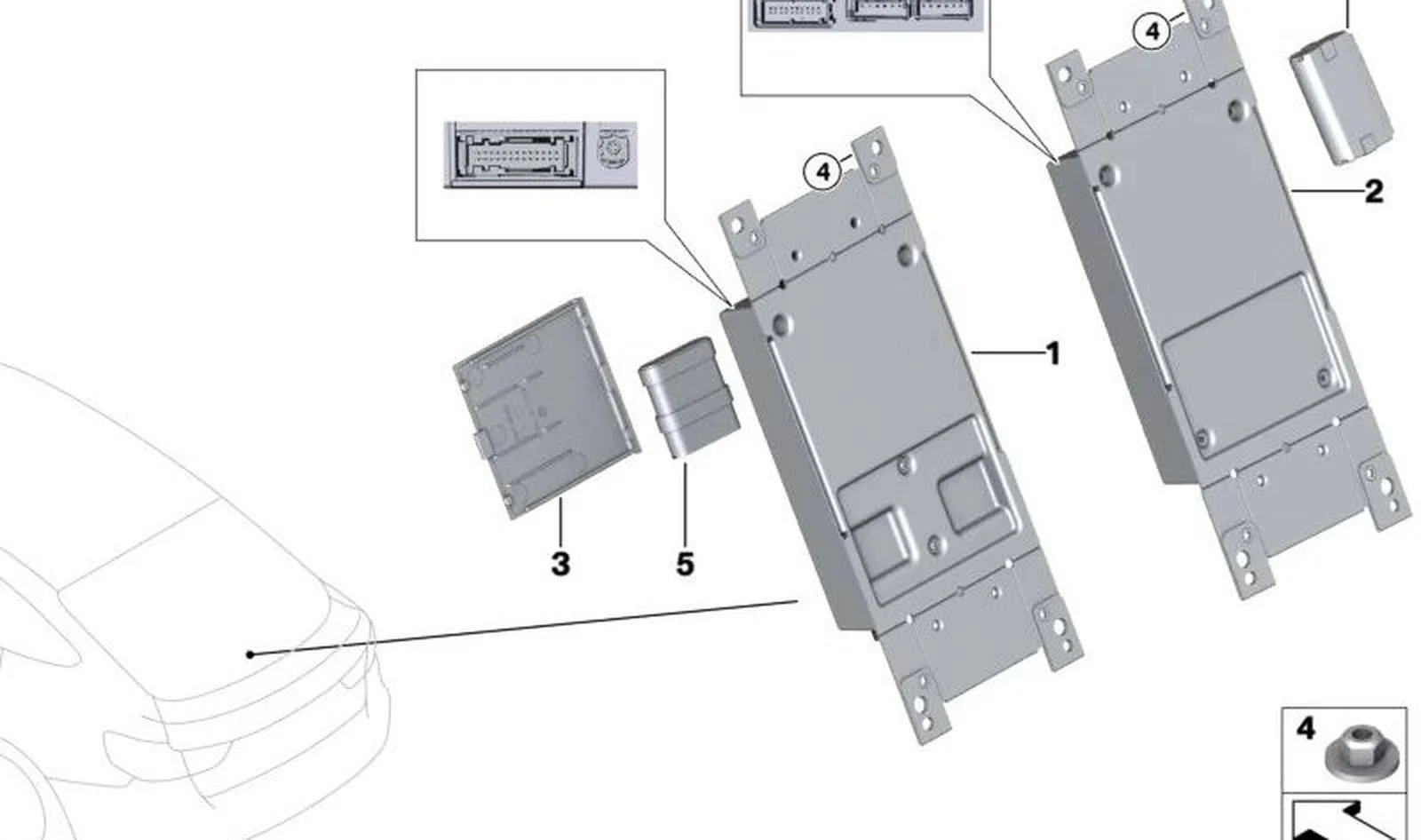 BMW F06 F10 F20 F22… TCB Telematik İletişim Kutusu 84109362851