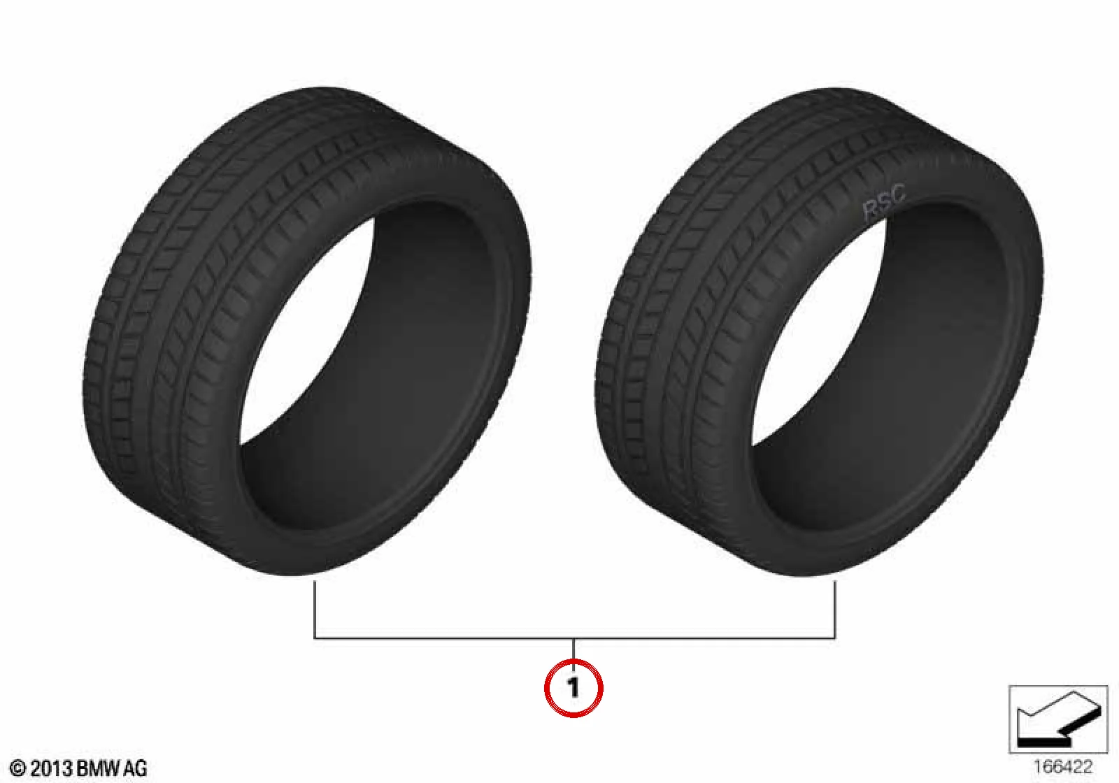 BMW F40 F44 F54 Yaz Lastiği 235/35 R19 91Y 85452729324