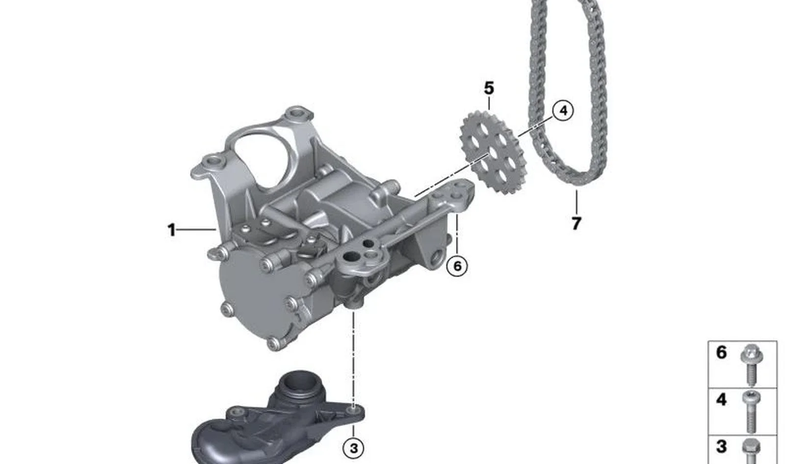 BMW B37 B37B B47… Yağ Pompası 11418579944
