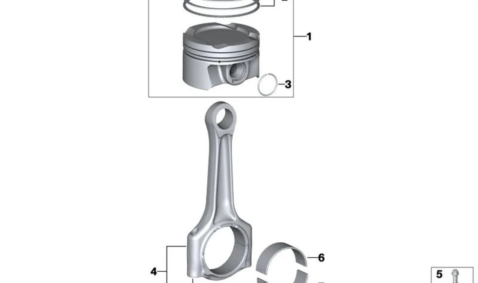 BMW F10 F11 F20 F21… B47 N47 Piston Segman 84MM 11258571012