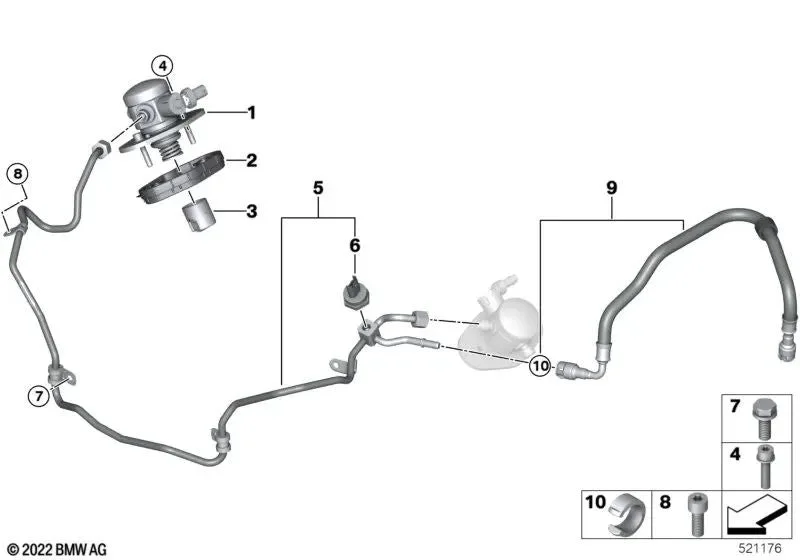 BMW E60 E61 E63 E64… Basınç Sezici 13537622231