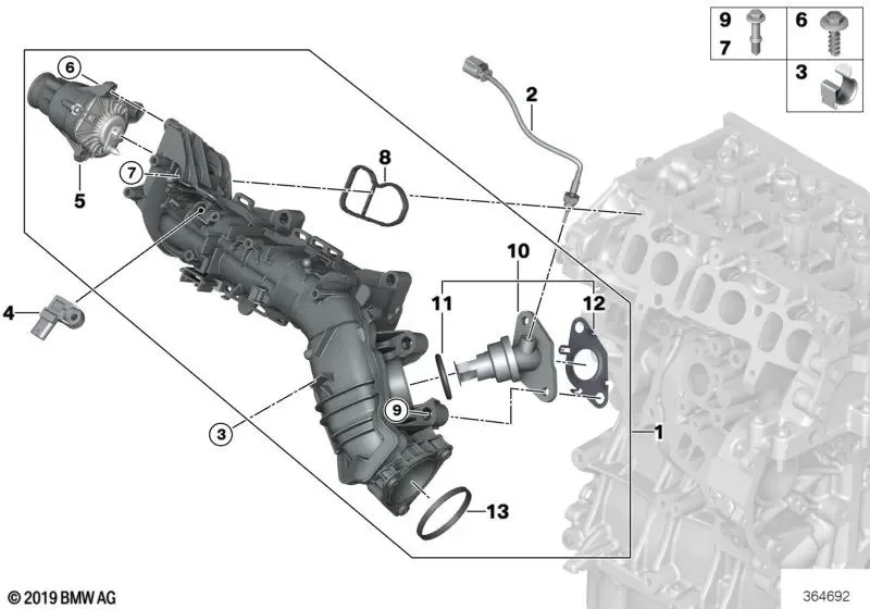 BMW Boru Hattı 11618575724