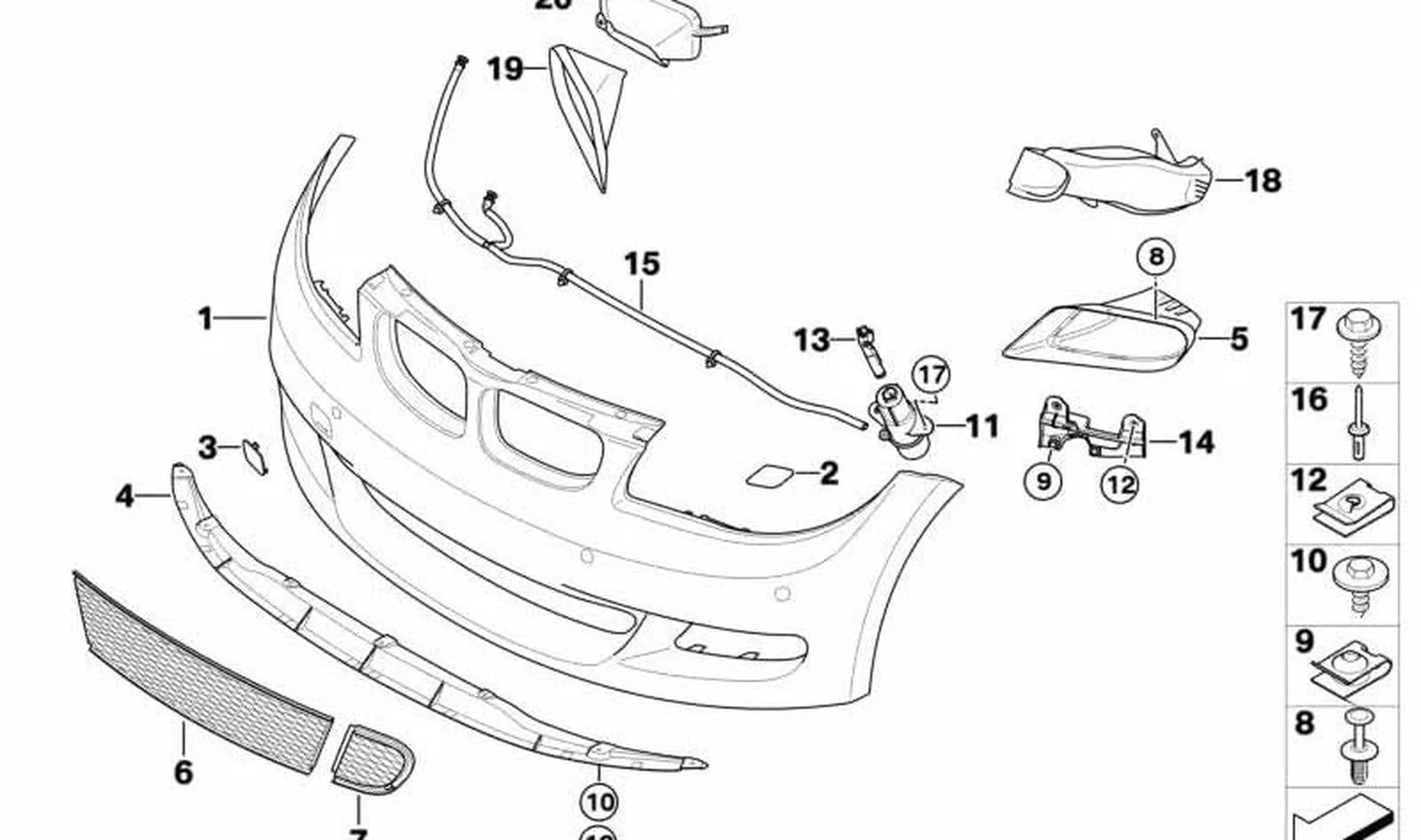 BMW Destek Braketi Sağ 51647836704
