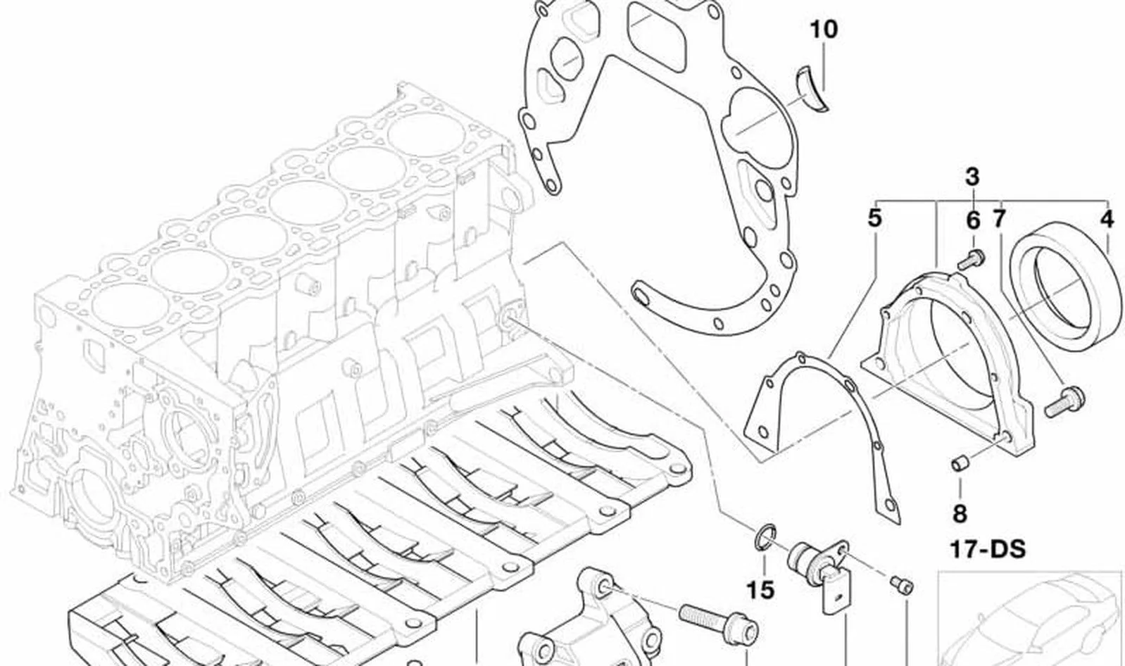 BMW E38 E39 E46 E53… M57N Destek Tablası 11117793900