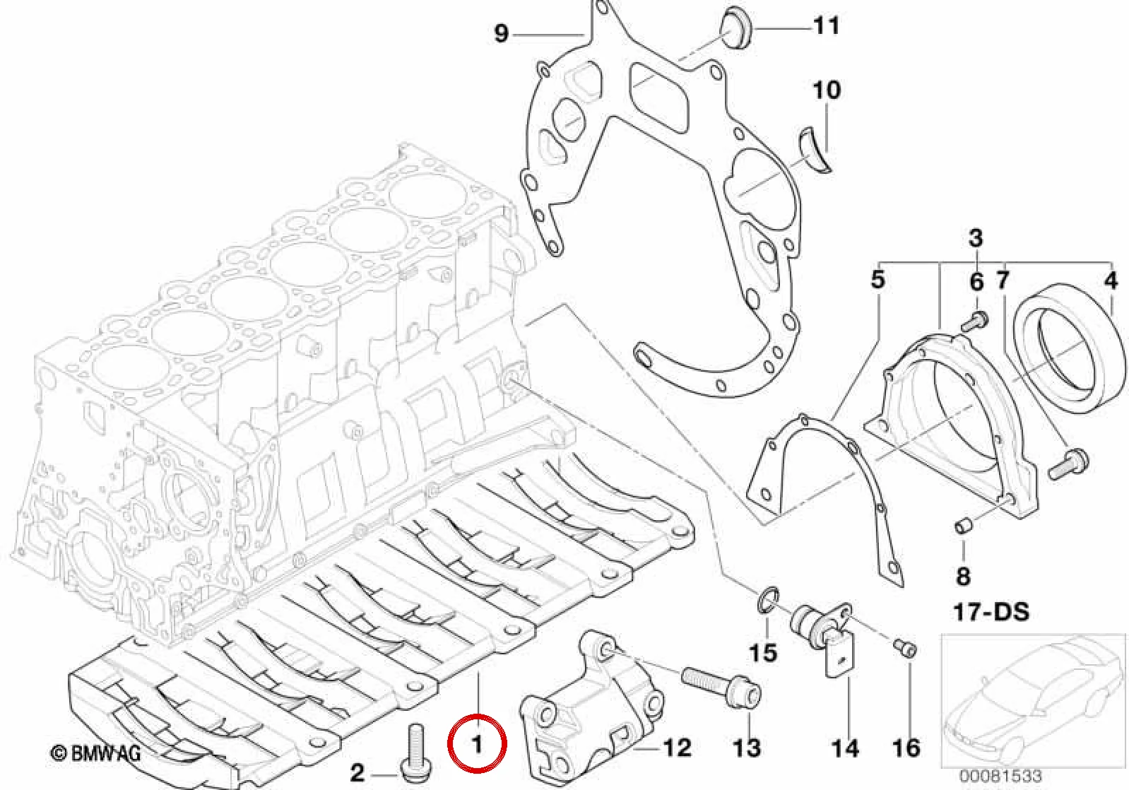 BMW E38 E39 E46 E53… M57N Destek Tablası 11117793900