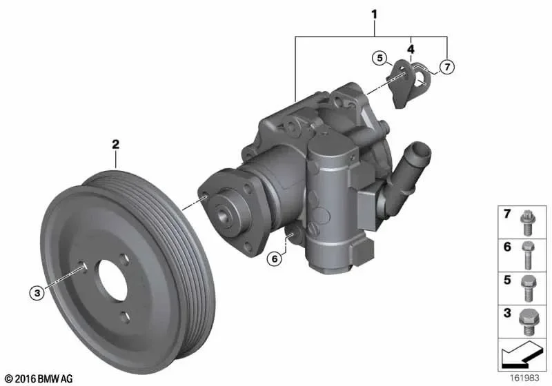 BMW Direksiyon Kasnağı 32428518699