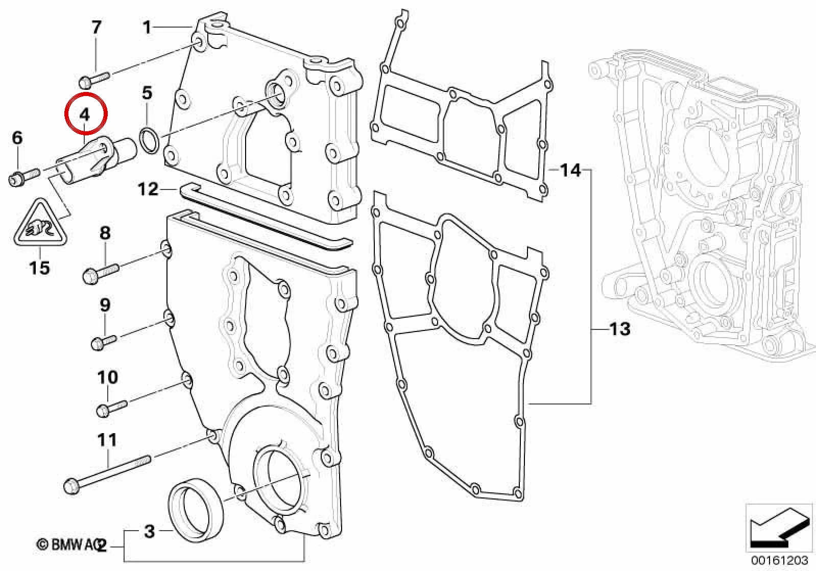 BMW E60 E65 E83 E87… M54 N45 N46… Eksantrik Sensörü 12147518628