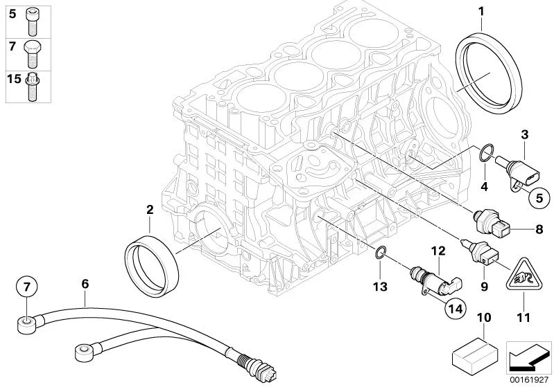 BMW E60 E87 E90 E92… N43 Krank Sensörü 13627594047