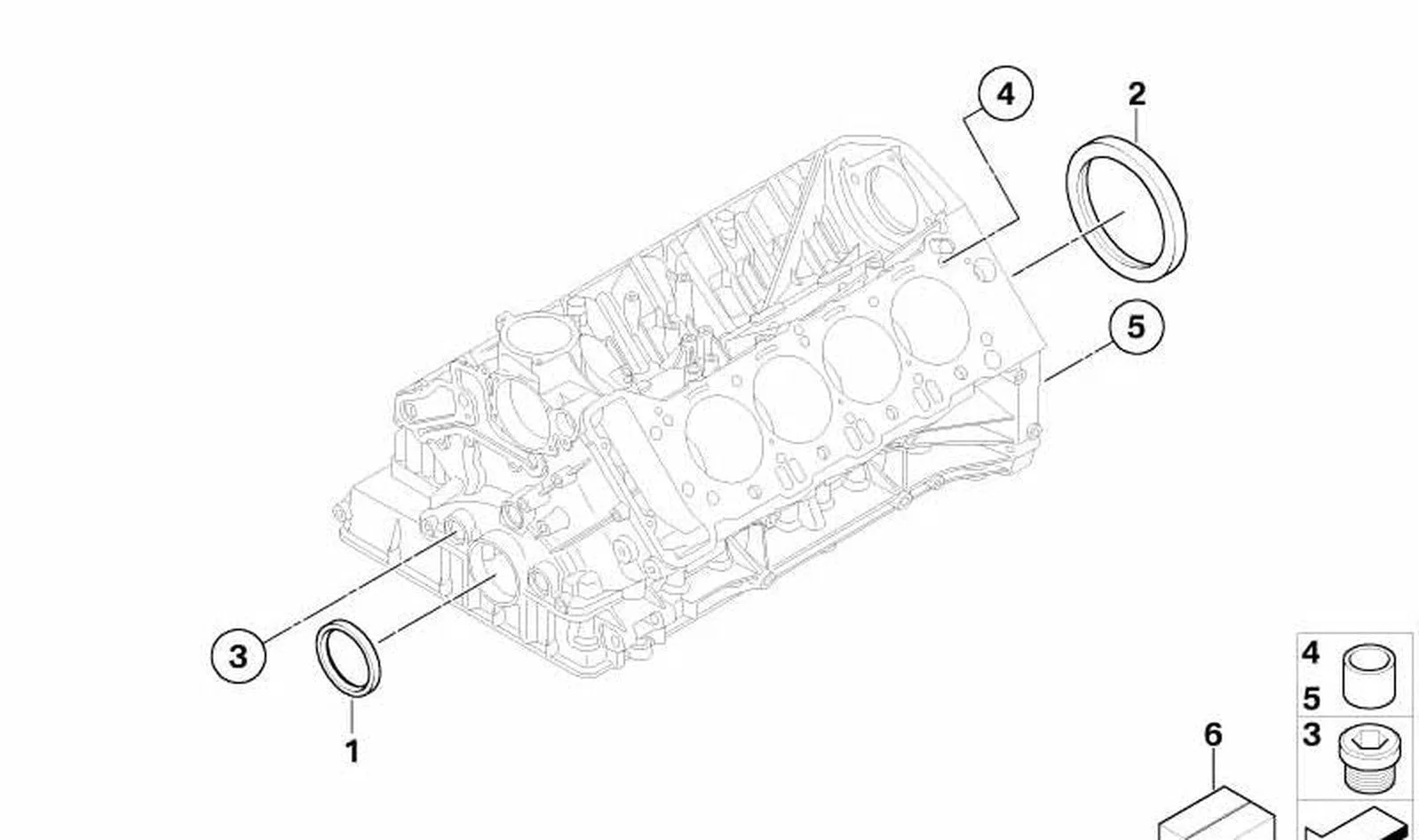 BMW E60 E90 E92 E93 S65 S85 Ön Krank Keçesi M3- M5 11217838072