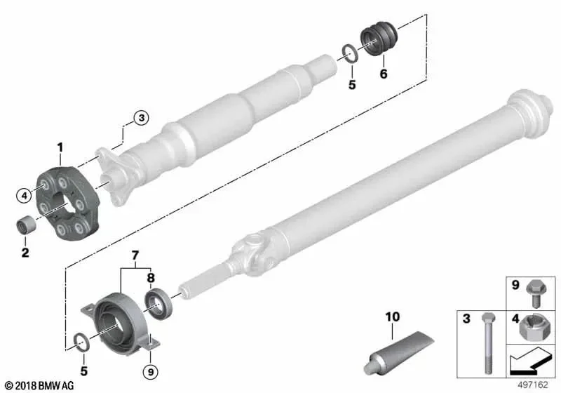 BMW E60 E90 F06 F10… M10 M3/M5/M8 Şaft Köselesi 26112284495