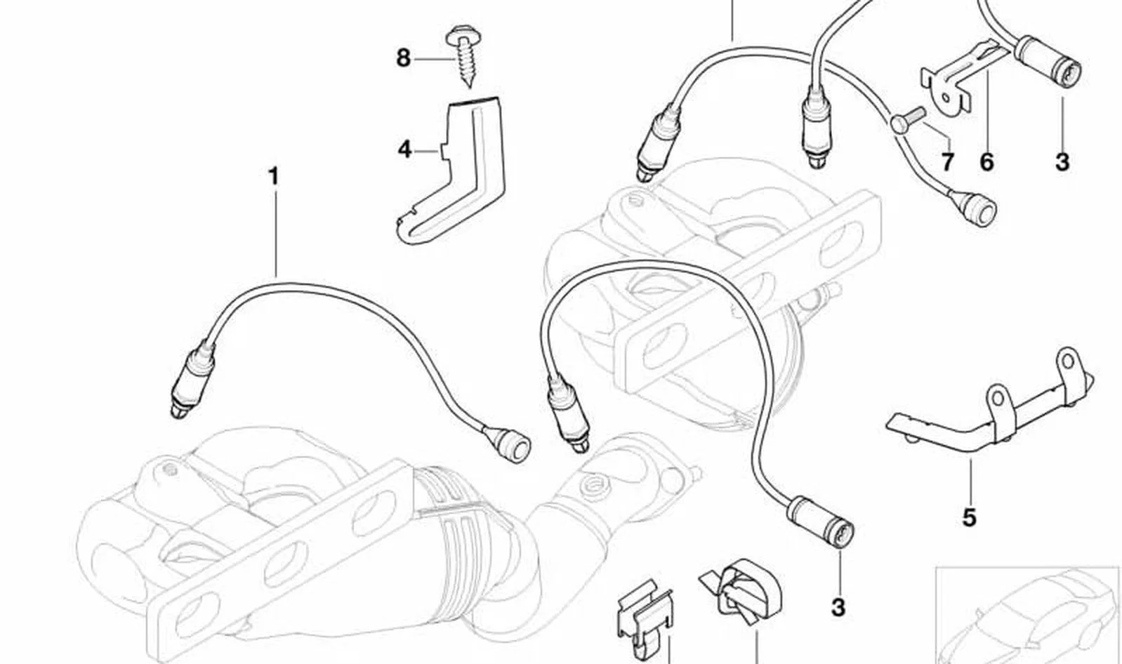 BMW E87 E90 Lambda Sensör Tutucusu 11787570482