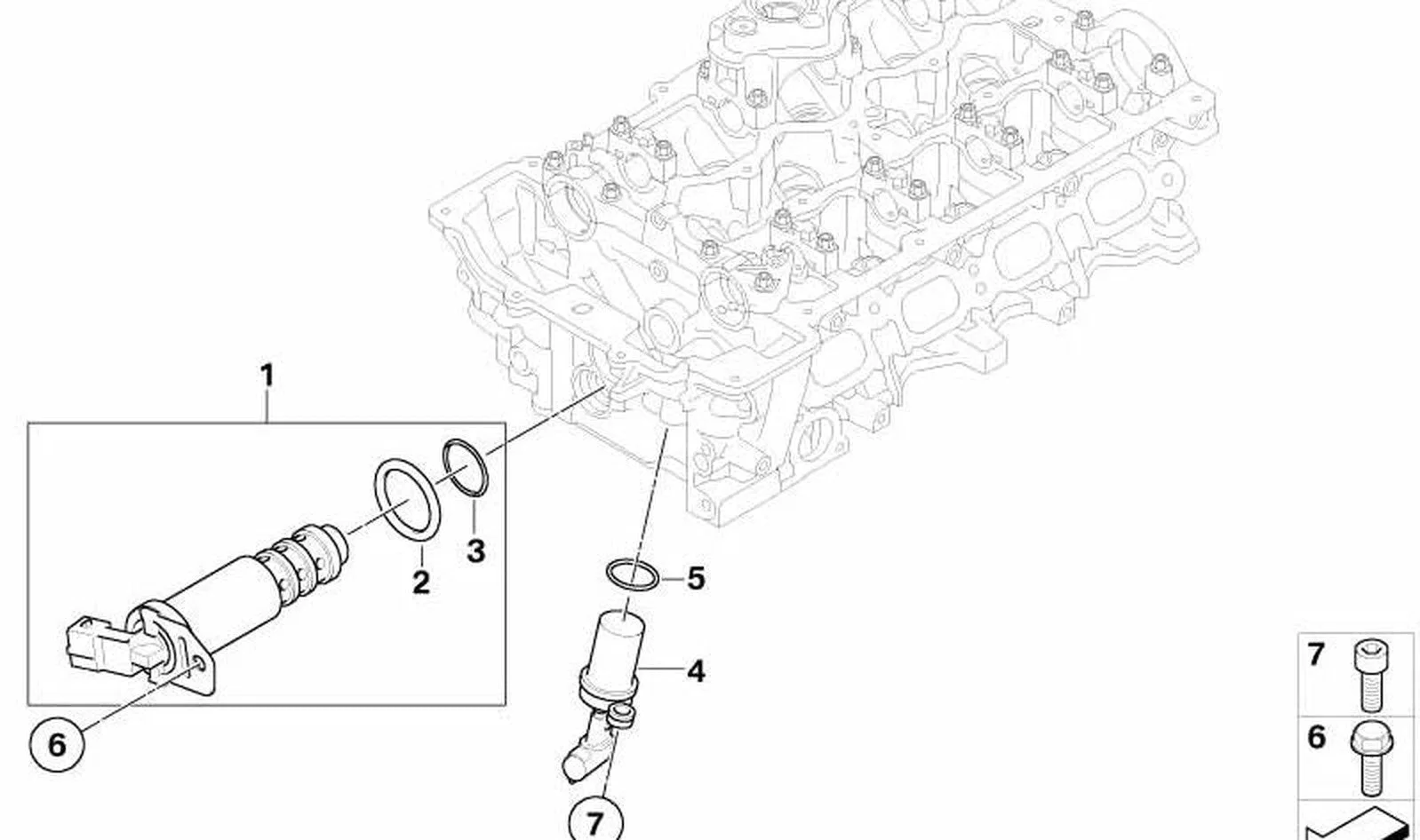 BMW E87 E90 N43 Manyetik Valf 11367584115