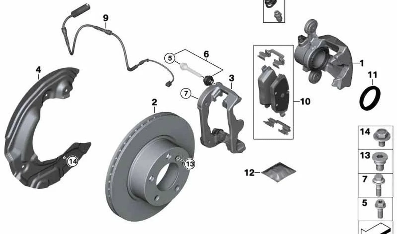 BMW 1 Serisi E87 F20 Ön Disk Takım 34116854996 DDF-1228