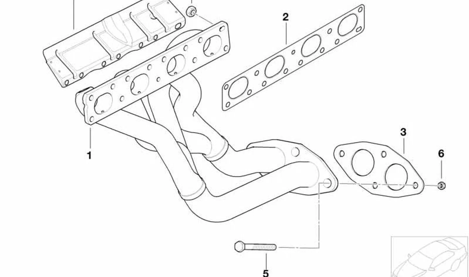 BMW Egzost Manifold Isı Yalıtım Sacı 18407547849