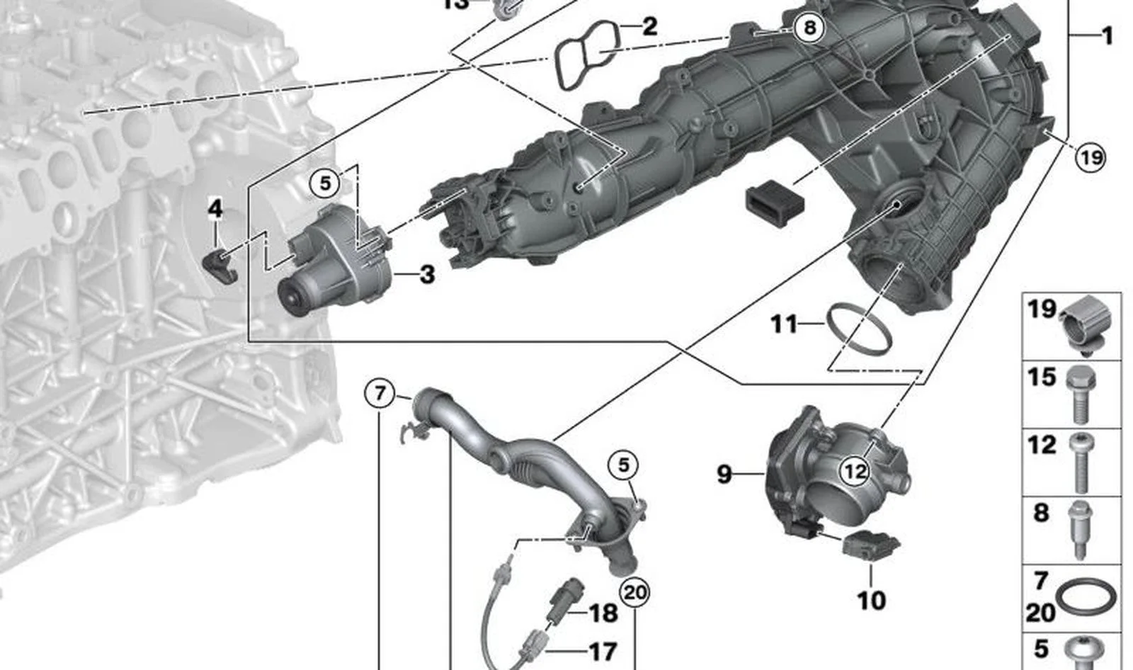 BMW Egzost Soğutucu 11618509116