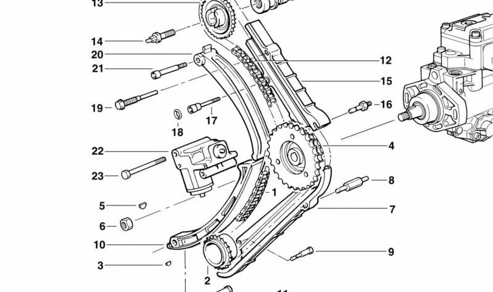 BMW E34 E36 E38 E39 Ekz.kızağı 11312243180