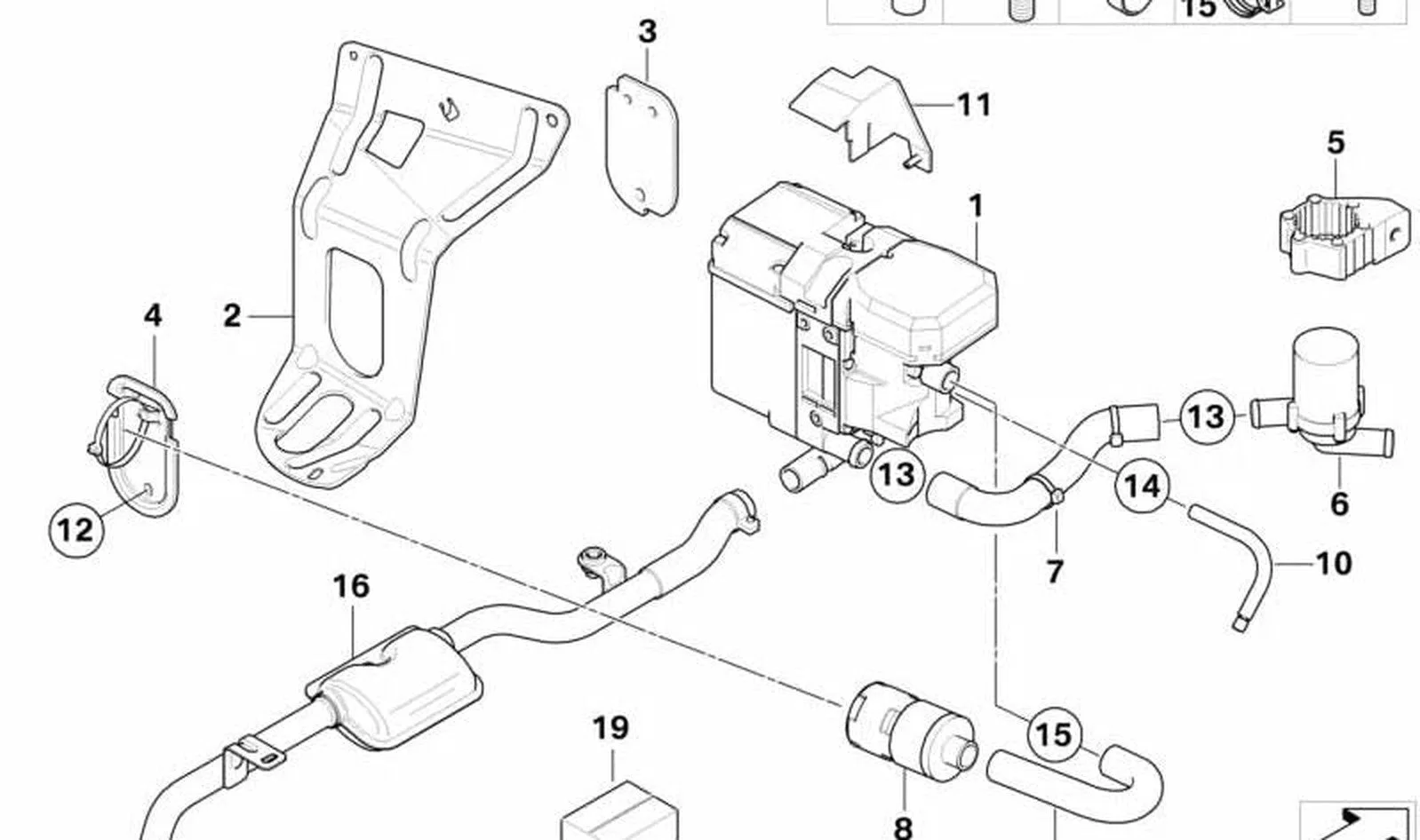 BMW Emme Sesi Susturucu 64126900997