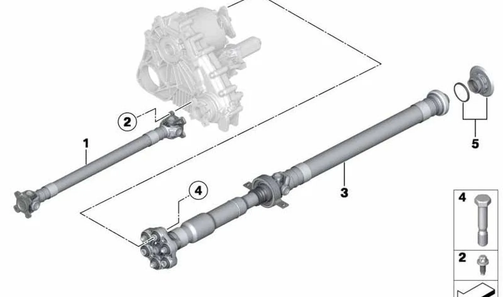 BMW F01 F06 F10 F12 Ön Arazi Şaft 26209425906