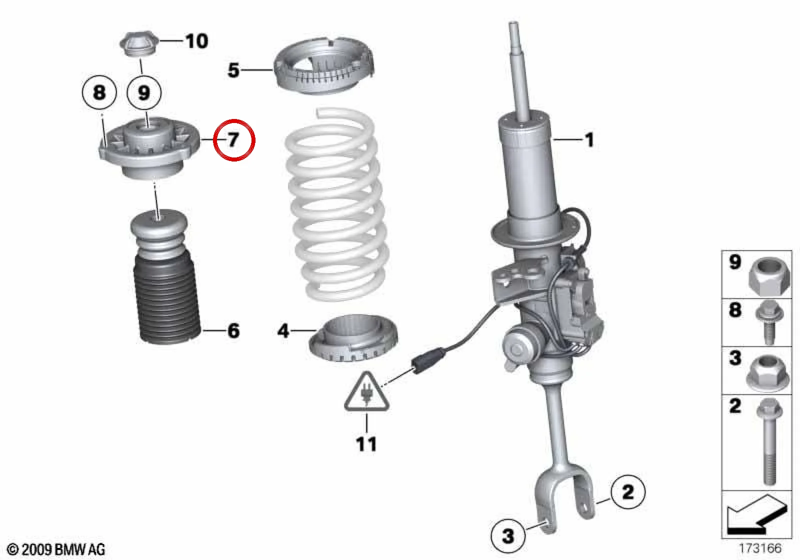 BMW F01 F07 F12 Ön Amortisör Takozu -Edc- 31306795081