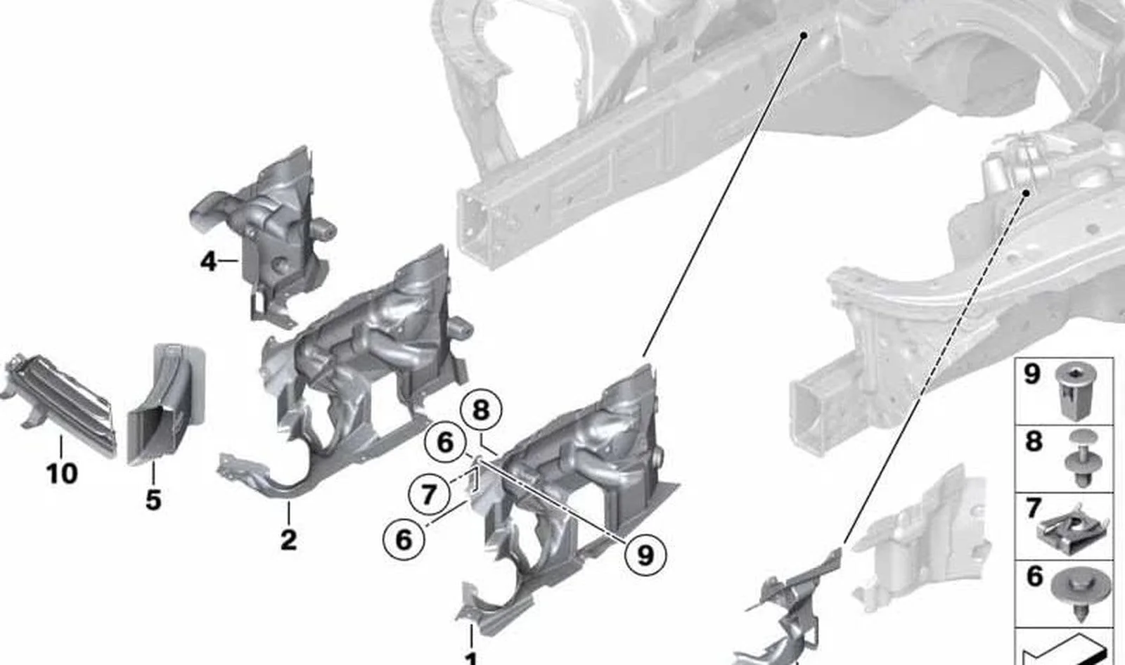 BMW F01 F10 Direksiyon Bakalit Sağ 51757185170