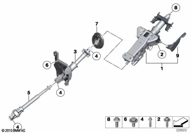 BMW F01 F10 Direksiyon Mafsalı 32306859833