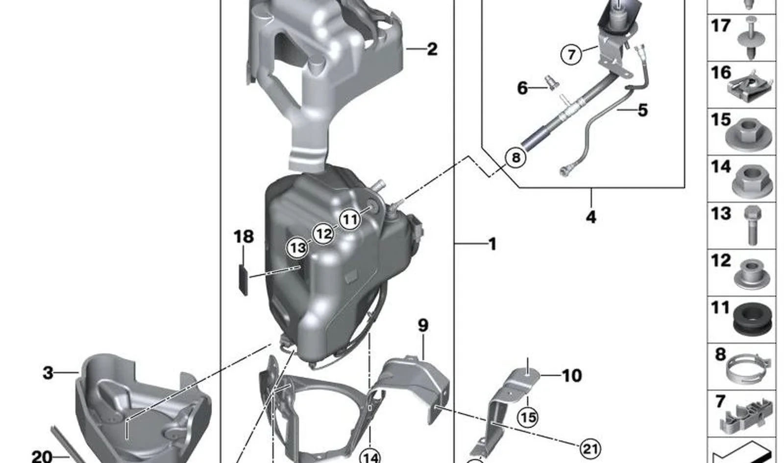 BMW F15 F16 Scr Dolum Sistemi 16197295657